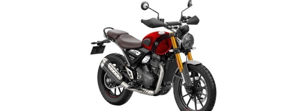 Triumph Scrambler 400 X (349 CC) Bike Volcanic Red Booking for Ex-Showroom Price