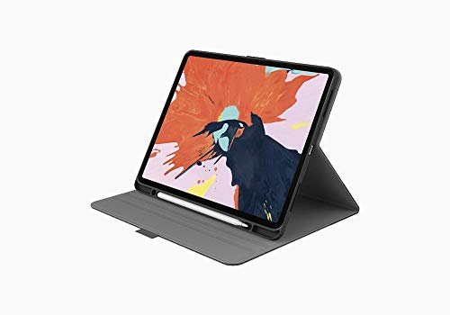 Cygnett Tekview with Apple Pencil Holder Compatible with iPad Pro 12.9" Grey/Black