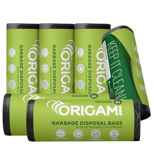 Origami Disposable Garbage Bags | Medium | Pack of 3x2 | 30 Counts Each