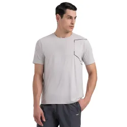 Red Tape Printed Activewear Round Neck T-Shirt for Men | Premium Comfort
