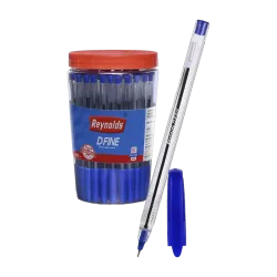 Reynolds DFine Ball Pen (Pack of 70, Ink Color - Blue)