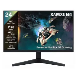 Samsung 24 Inch G3 Gaming Monitor | FHD (1920 x 1080) | IPS Panel | 144 Hz Refresh Rate | 1ms Response time | Game Mode|FreeSync | Ports-HDMI/DP/Headphone | Tilt Adjustable | LS24HG310EWXXL | Black