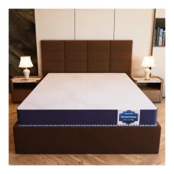 SleepyHug AirCell Ortho Luxe Plus 6 inch Orthopedic Mattress, CoolFlow Memory Foam Mattress with Honeycomb Grid Perfect for King size Bed, for Back Pain Relief Firm yet Soft, Removable Cover (78x72x6)