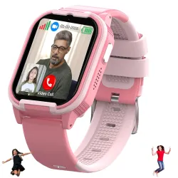 SPIKY Gnome Kids Smartwatch | with HD 4G Video & Voice Calling | IP67 Waterproof, GPS - LBS Tracking - WiFi, Geo Fencing, SOS Button | Best Smartwatch for Kids Boys & Girls