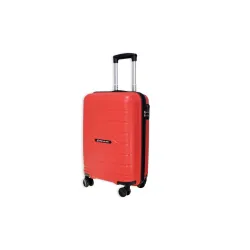 SWISS MILITARY Polypropylene Dual Travel Pack Swirl 8 Wheels 55cm Trolley Luggage, Hard 360º Rotatable Wheels & 3 Dial Combination Lock Suitcase for Travel with Backpack, Men & Women, Small Blue 41L