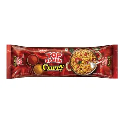 Top Ramen Instant Noodles Curry Veg | Flavorful Curry Veg Noodles, Quick Spicy Meal, Perfect for Veggie Lovers, 420/480 gm(weight may vary)