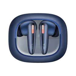 truke Crystal Bass earbuds with 13mm Drivers, Made in India, 70Hrs Playtime, 4-Mic ENC Bluetooth Headset (CobaltBlue, True Wireless)