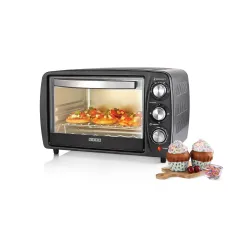USHA OTGW3716R 16L OTG with Rotisserie | Bake, Grill, Roast & Toast | Upper & Lower Heating | Adjustable Time & Temperature | Cool Touch Handle | 1200W | Black | 2 Year Warranty