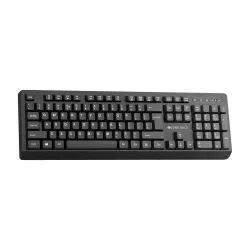 Zebronics Wireless Keyboard, 2.4GHz, 104 Keys with 12 Multimedia Keys, UV-Coated Keycaps, Retractable Stand, On/Off Switch, , Plug & Play (Companion 116-K)