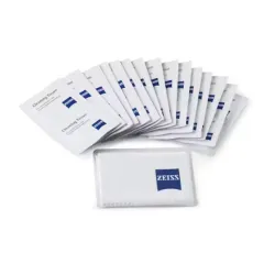 ZEISS Pre-moistened Set of 20 Cleaning Cloths - Suitable for Camera Lenses, Binoculars, Filters, Optical Lenses, LCD Screens, Laptop and Smartphone